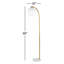 Lampe sur pied arquée 66 po Dilsey