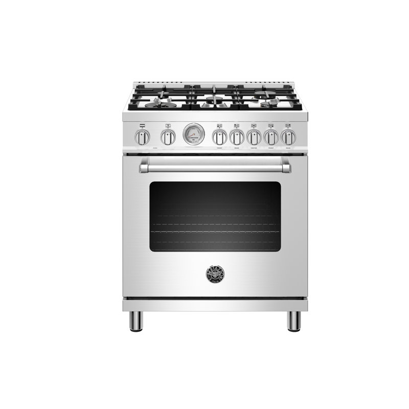 Bertazzoni 30'' W Free Standing Range, Stainless Steel