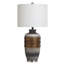 Lampe de table Aimee - or Kachina - abat-jour avoine clair-829831978