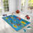 Luxurious Carpet, 100% Polyester, 70.9 x 110.2 inches | 740 g/m², Non-Slip Felt Dot Underside, Laminated Sponge for Comfort | Antibacterial, Easy to Clean, Machine Washable | Perfect for Living Room & Bedroom Décor-320943550