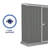 Absco Space Saver 7 ft. W x 3 ft. D Metal Lean-To Storage Shed-111668719