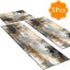 Tapis de cuisine 20 po x 32 po + 20 po x 48 po + 20 po x 59 po Tapis de cuisine à motif abstrait antidérapant 3 pièces