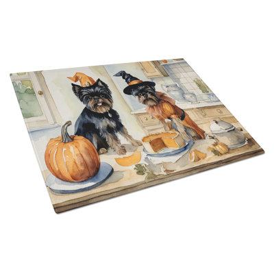 Planche à découper en verre Affenpinscher