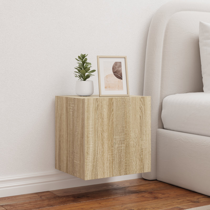 Bryin Unfinished TV Stand for TVs up to 24", Sonoma Oak