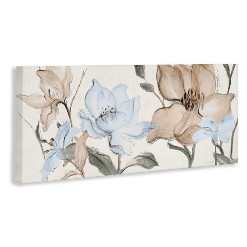 Toile douce et florale, design par Lanie Loreth, H 17 po x l 40 po