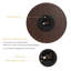 Horloge murale en MDF 12 po Dangleurat - rose