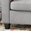 Three With Wood Legs - Grey Fabric Living Room Relax Seat Tempting Space