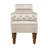 Velvet Fabric Upholstered Long Bench - Button Tufted Seat, For Bedroom, Window & Entryway, Bolster Design-269996266