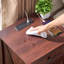 Table de chevet à 3 tiroirs, commode à tiroirs pour chambre à coucher, commode avec rangement en bois-217171551