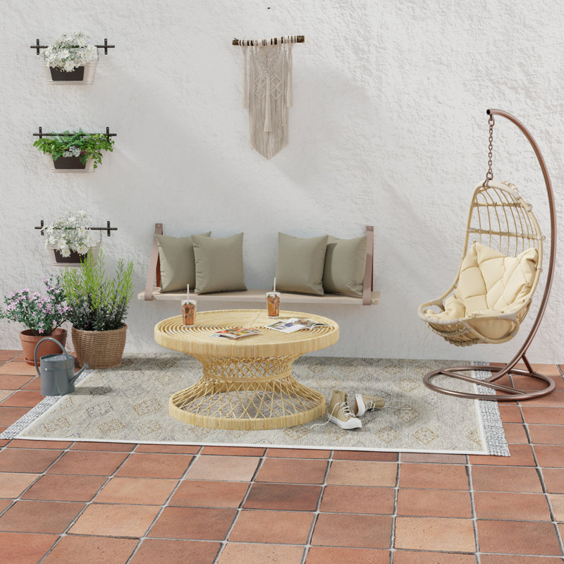 Sunbrella Outdoor Throw Pillow, Canvas Taupe Sunbrella® Canvas, 16" H x 16" W