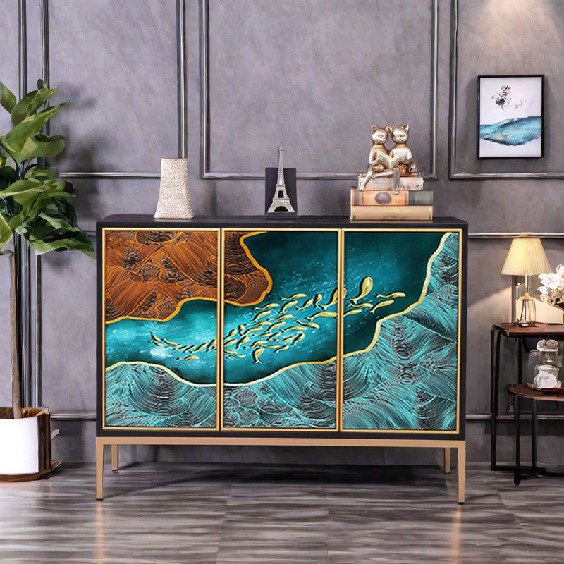 Italian Light Luxury Accent Cabinet Accent Cabinet