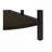 Zynx 62 Inch Corner Etagere Bookshelf, 4 Tier Fan Shape Shelves, Espresso Brown-1491660430-1570575733