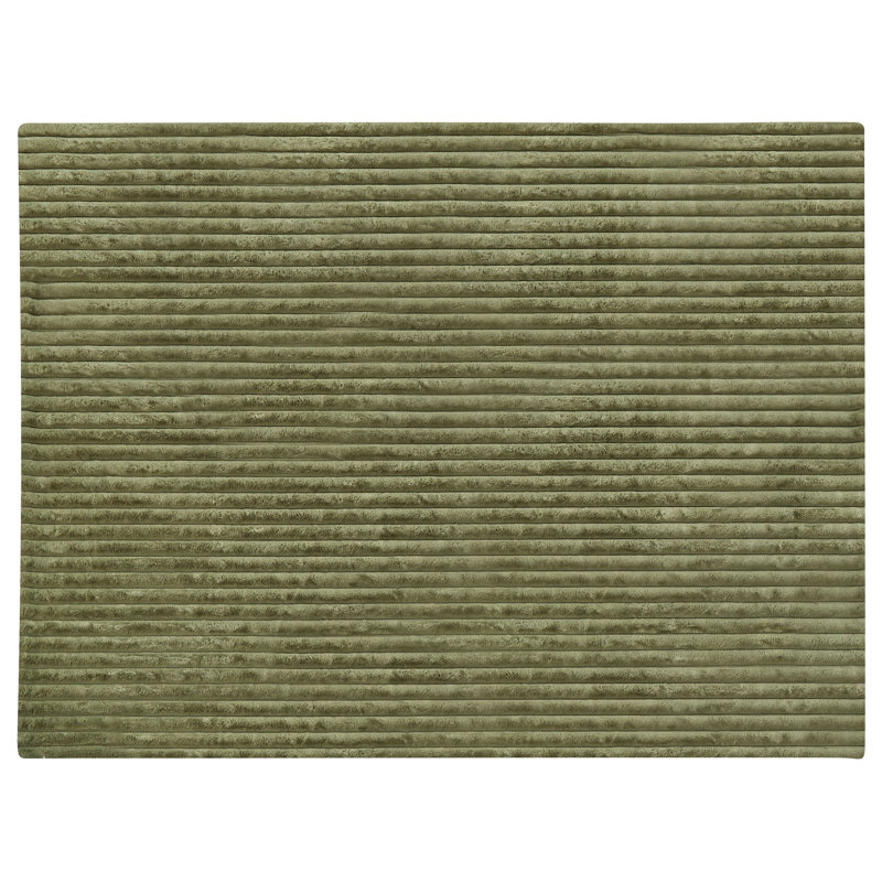 RAKYA Polyester Striped Bedspread, Green