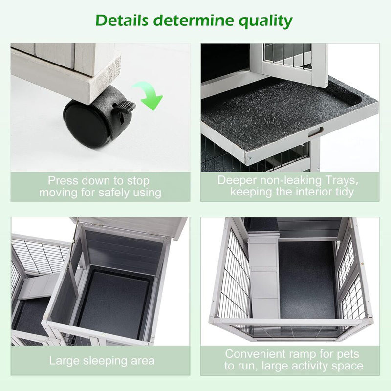 Weather Resistant Rabbit Hutch