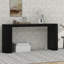 Console moderne avec plateau ovale-1984045650