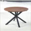 Table basse extensible en MDF avec pieds en métal - peu encombrante pour la salle à manger / bureau, l'écurie Facile à assembler