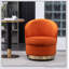 Chaise pivotante en velours Wania-108814682