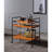 Serving Cart With Stemware Rack For Home Enhancement