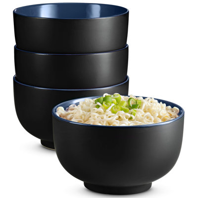 34 oz. Ceramic Japanese Noodle Bowl Set