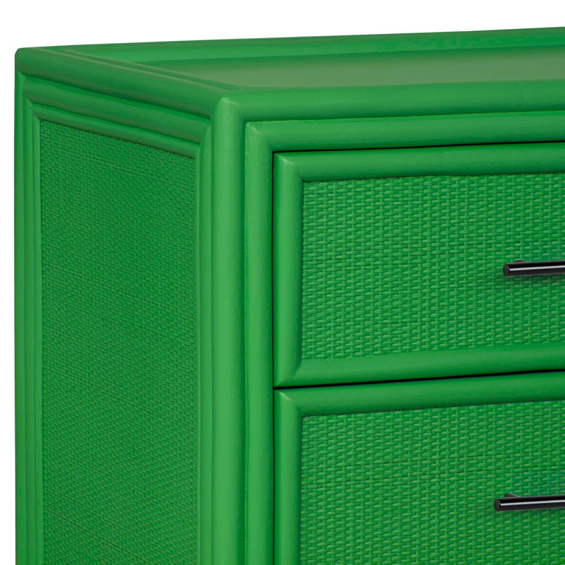 Aruba 6 - Drawer Dresser, Bright Green