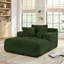 Chaise longue rembourrée en mousse Corduroy-570702640