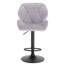 Dequavious Swivel Upholstered Adjustable Height Counter Stool with Metal Frame-1219809665