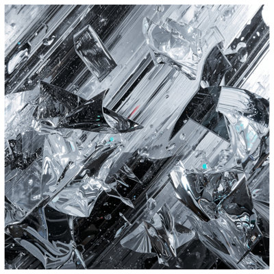 Couvertures métalliques en verre brisé