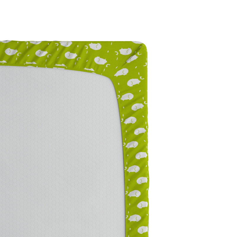 Microfiber Patterned Fitted Sheet, Full/Double Fitted Sheet