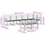 308cm Wide Patio Sectional Set
