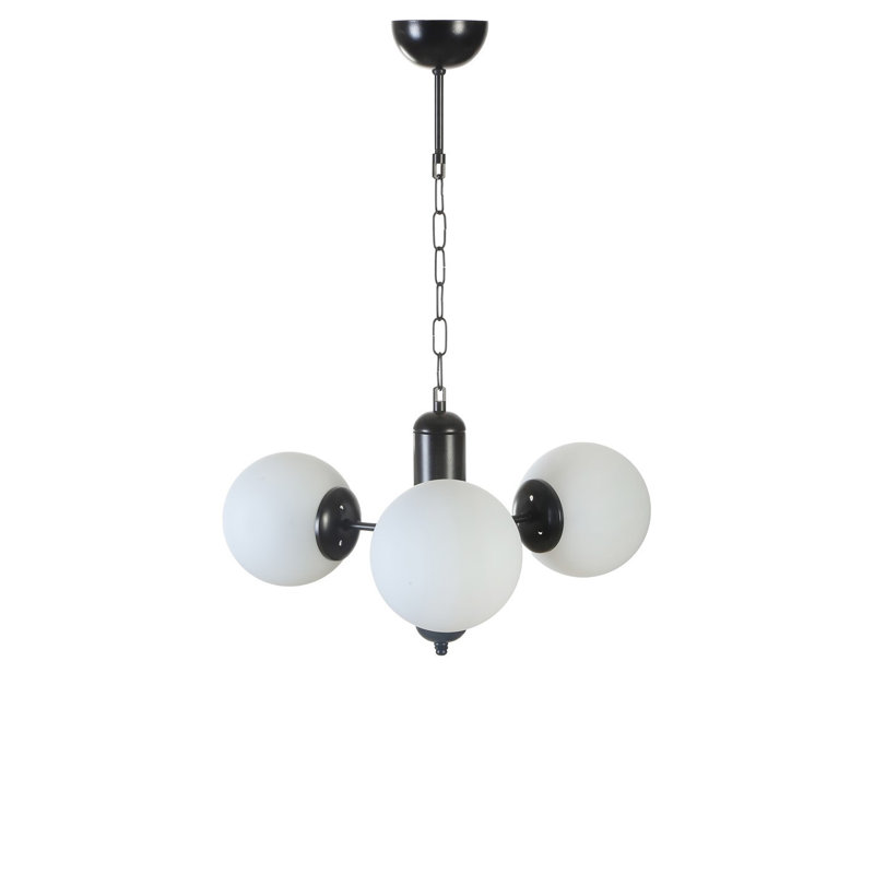 Chandle Chandelier, Black/White
