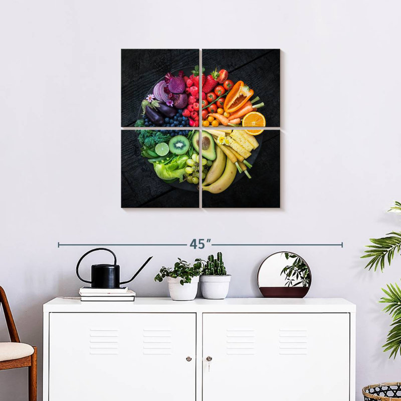 Yarlin couleurs d'aliments sains, H 26 po x l 26 po