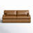 Cleo 84" Genuine Leather Queen Sleeper Sofa-105285880