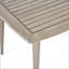Table de salle à manger carrée d'intérieur en bois d'acacia, finition teck, durable et élégante pour les espaces modernes et traditionnels-764780859