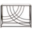 Hesham 101cm Glass Top Console Table