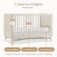 Lit de bébé convertible 4-en-1 Dylan-115222611