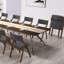 2 chaises de table à manger pliantes en noyer, peu encombrantes, sièges confortables, chaises pratiques (2), noyer, fabrication légère, rembourrage, utilisation polyvalente