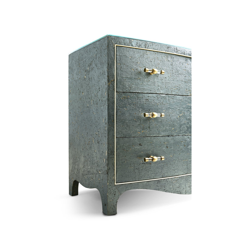 Water Solid Wood Accent Chest