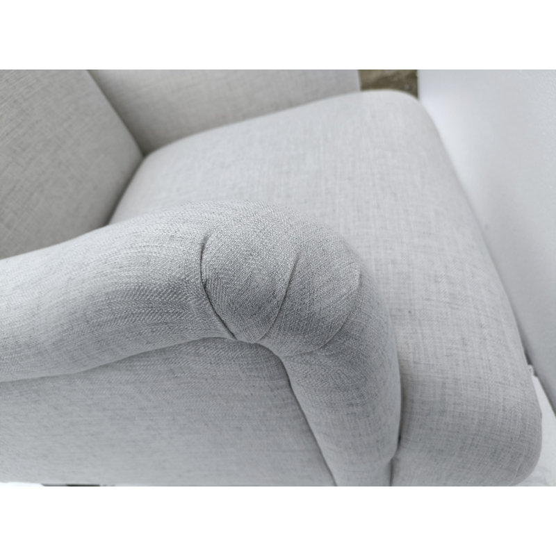 Fauteuil Rikard, Mélange de lin ivoire