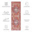 Tapis oriental rouille / orange Pashen-723334543