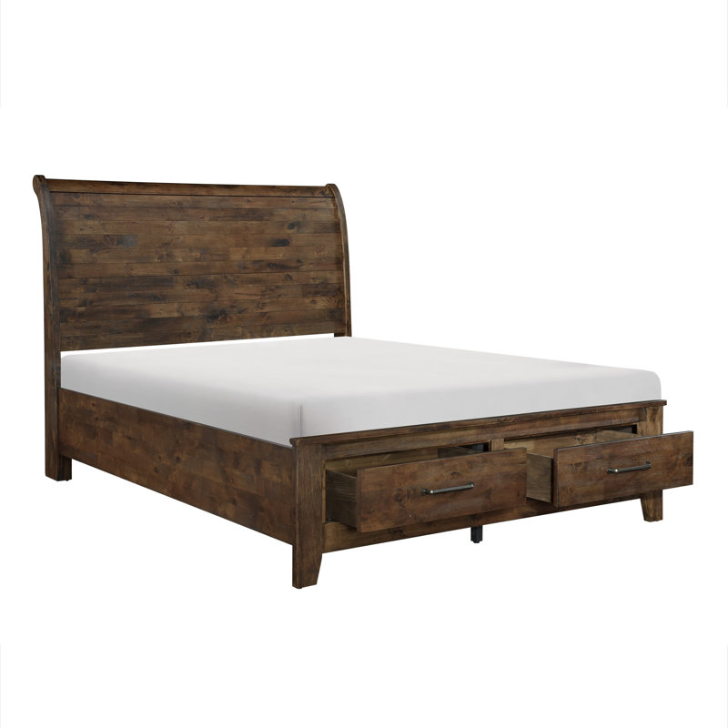 Jaliayah Sleigh Storage Bed