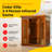 Heatwave 3-4 Person Cedar Elite Infrared Sauna with 9 Carbon Heaters