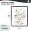Cadre flottant à motif floral-118188365-118188353