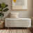 Boucle Flip Top Storage Bench-972485252