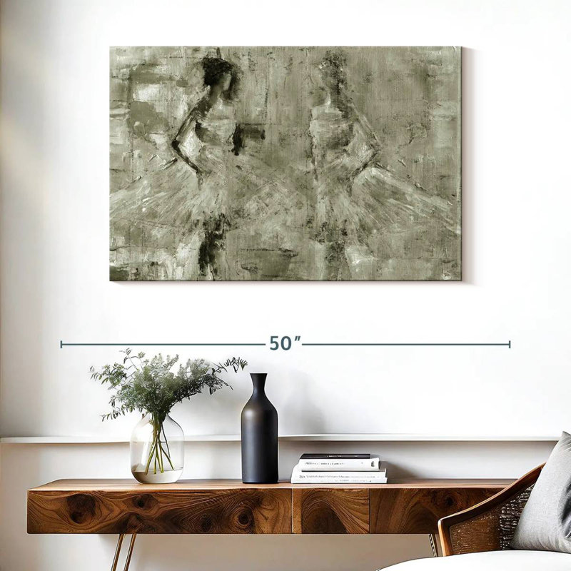 Ballet Enn noir et blanc, H 26 po x l 39 po