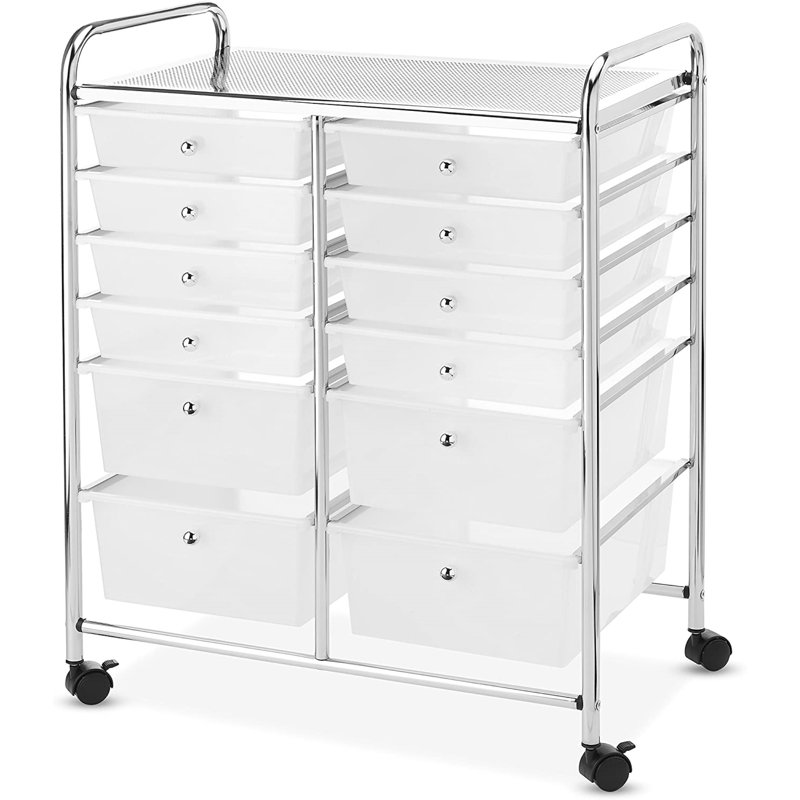 Commode de rangement 12 tiroirs Kosinski