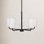 5 - Light Dimmable Shaded / Spider Chandelier
