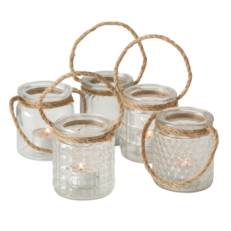 3.5'' H Glass Tabletop Lantern