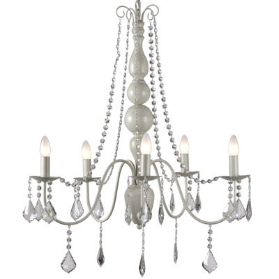 Cogburn 5 - Light Candle Style Chandelier