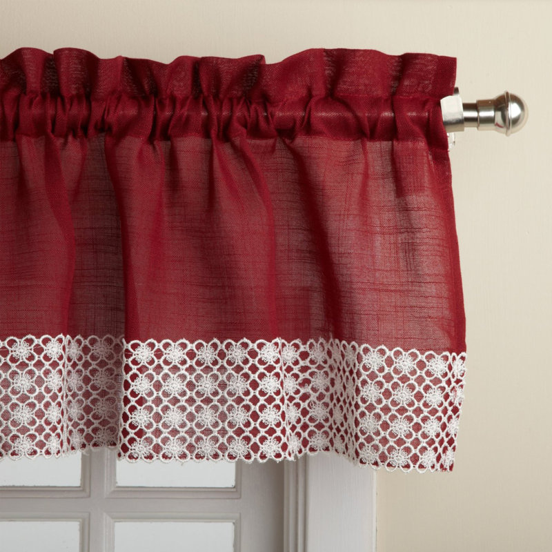 Rideau de cantonnière 60 "Schillinger, Bourgogne