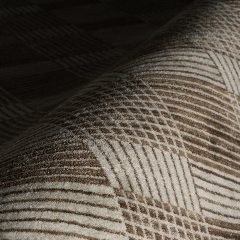  Brellia Modern Checkered Area Rug, Rectangle 8' x 10'